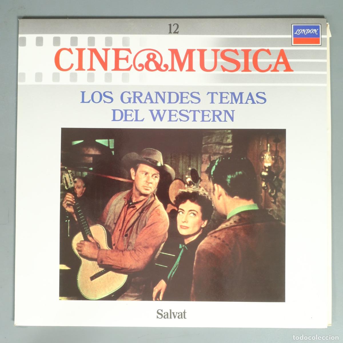 Discos de vinilo: LP. Cine & M&uacute;sica N&ordm; 12: Los Grandes Temas Del Western - Salvat
