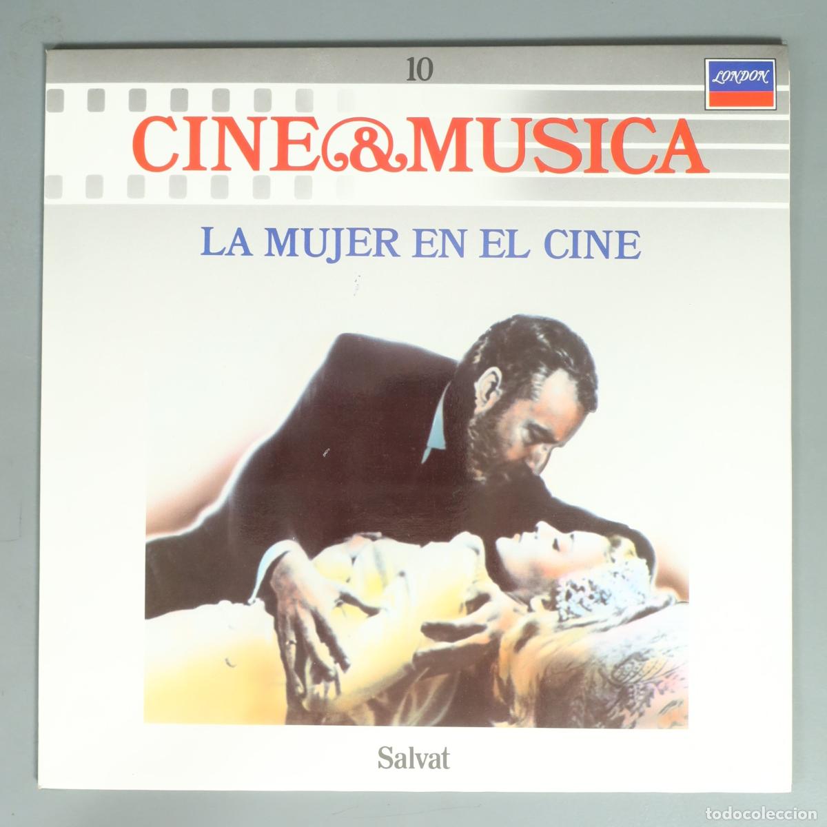 Discos de vinilo: LP. Cine & M&uacute;sica: La Mujer en el Cine - Varios Artistas - Salvat