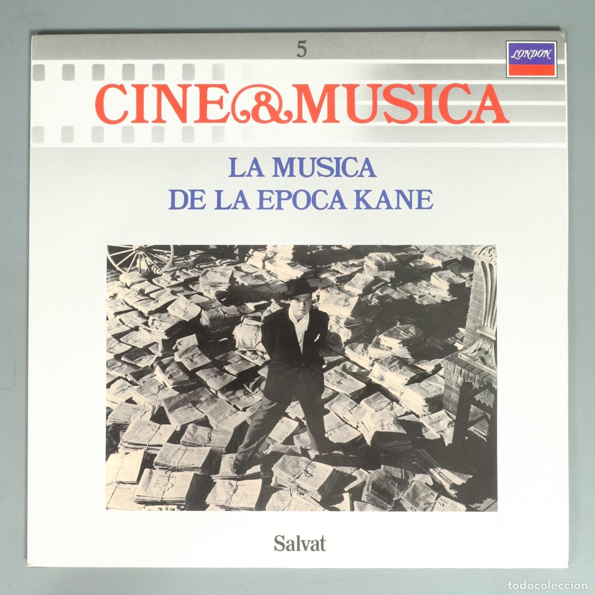 Discos de vinilo: LP. Cine & M&uacute;sica 5: La M&uacute;sica de la &Eacute;poca Kane - Salvat