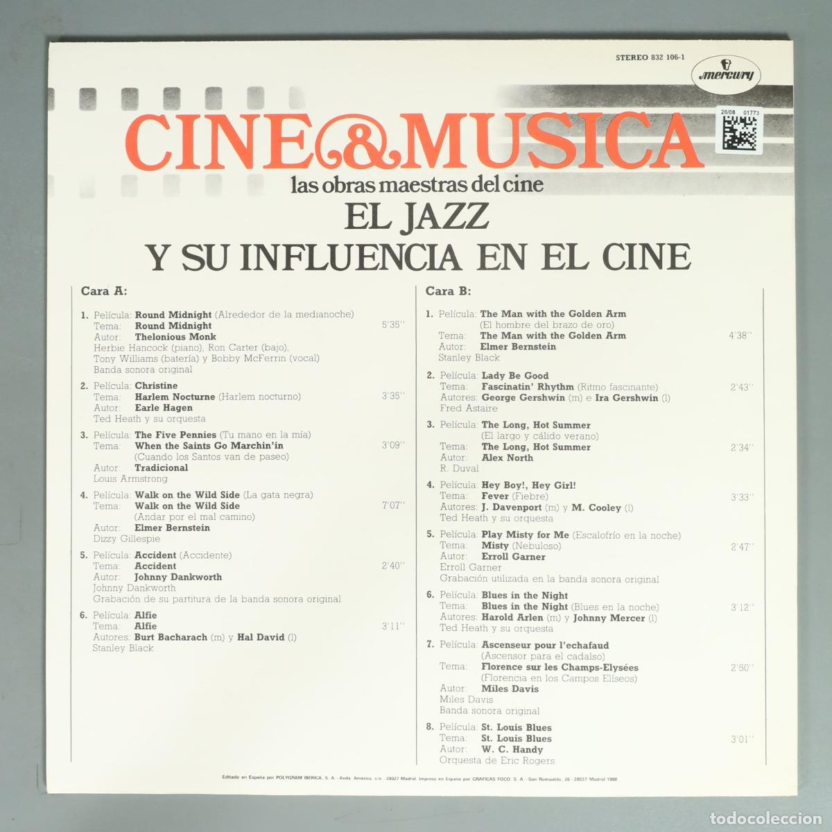 Discos de vinilo: LP. EL JAZZ Y SU INFLUENCIA EN EL CINE - Foto 2