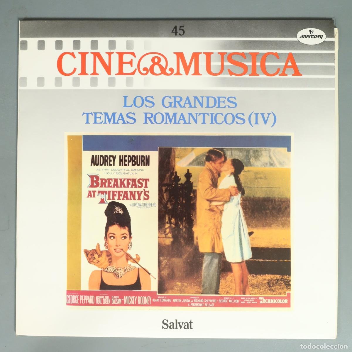 Discos de vinilo: LP. Cine & M&uacute;sica - Los grandes temas rom&aacute;nticos (IV) - Salvat