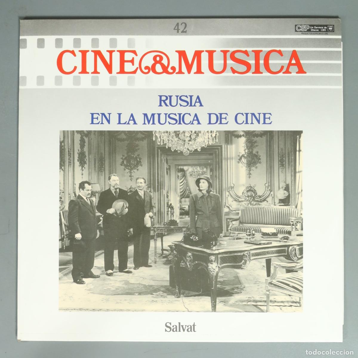 Discos de vinilo: LP. Cine & M&uacute;sica - Rusia en la m&uacute;sica de cine - Salvat