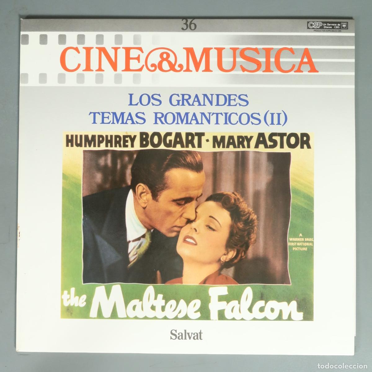 Discos de vinilo: LP. Cine & M&uacute;sica - Los Grandes Temas Rom&aacute;nticos (II) - Humphrey Bogart, Mary Astor