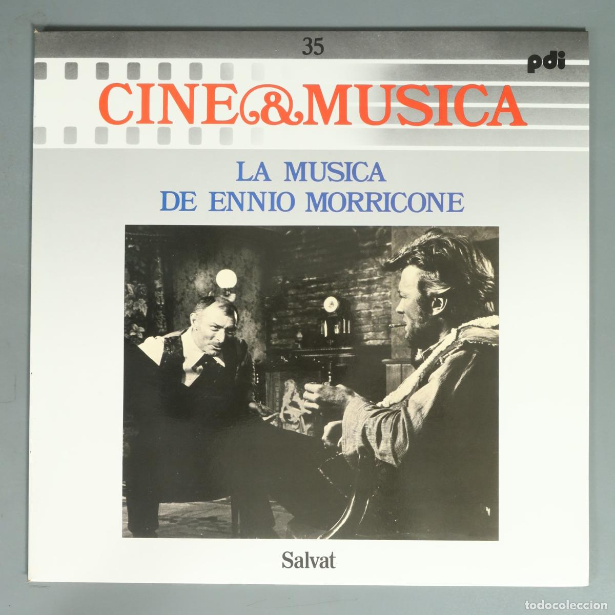Discos de vinilo: LP. Cine & M&uacute;sica: La M&uacute;sica de Ennio Morricone - The Studio London Orchestra - Salvat