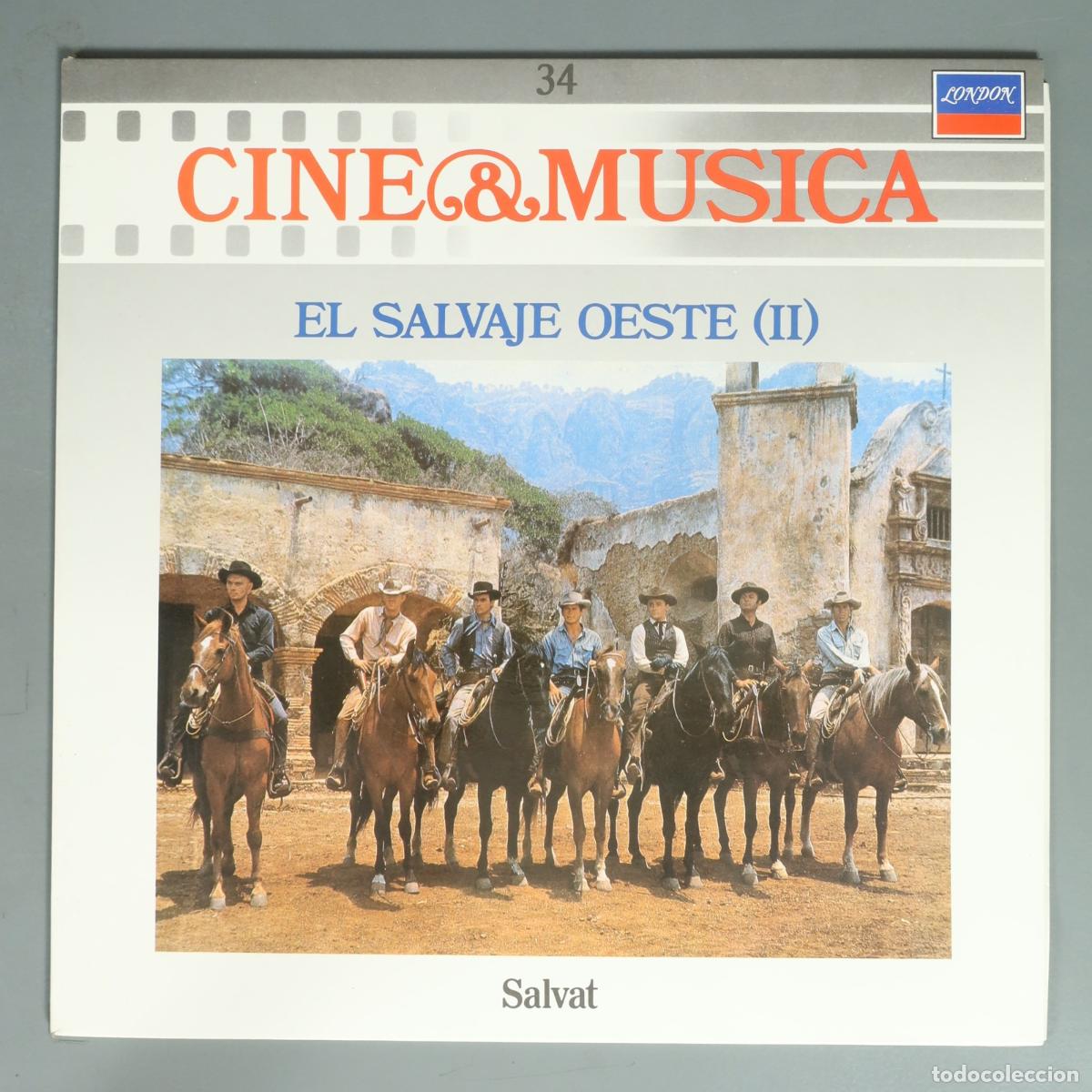 Discos de vinilo: LP. Cine & Musica 34 - El Salvaje Oeste (II) - Los siete magnificos - London Festival Orchestra,
