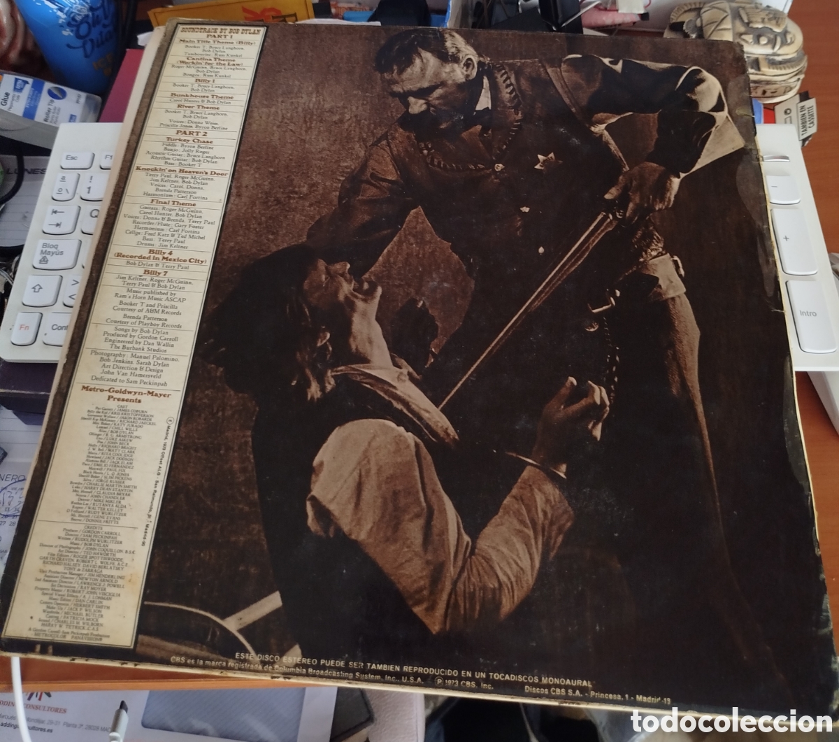 Discos de vinilo: Bob Dylan - Pat Garrett & Billy The Kid - Foto 2