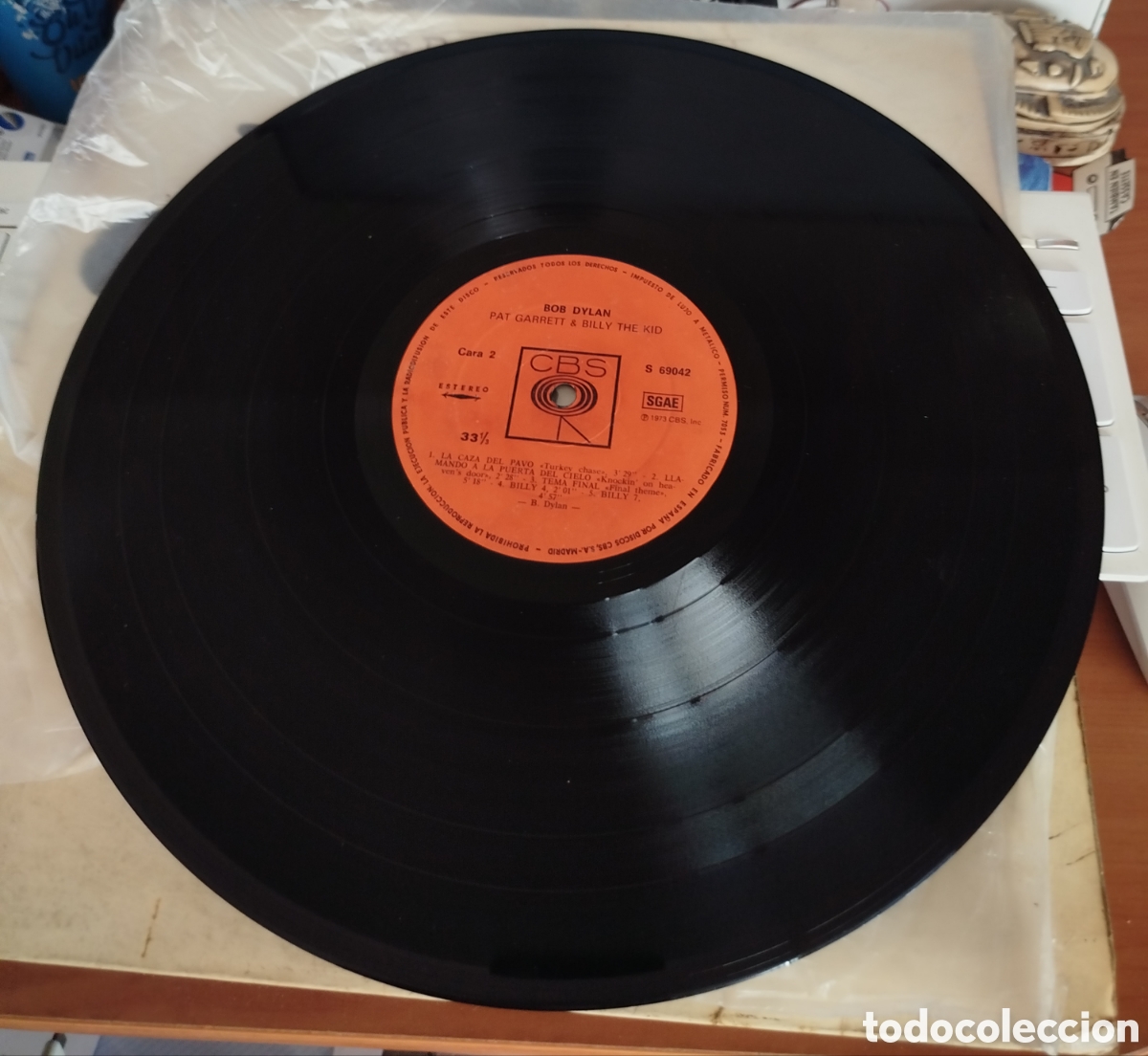 Discos de vinilo: Bob Dylan - Pat Garrett & Billy The Kid - Foto 3