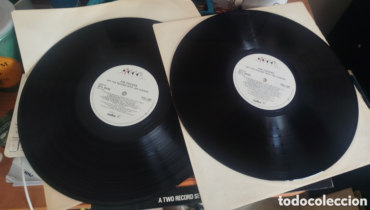Discos de vinilo: Joe Cocker - Off the record with...Doble LP - Foto 2