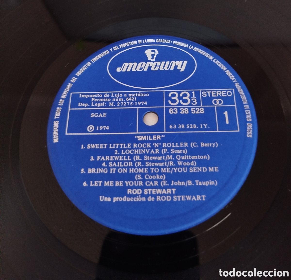 Discos de vinilo: Rod Stewart &ndash; Smiler - Foto 3