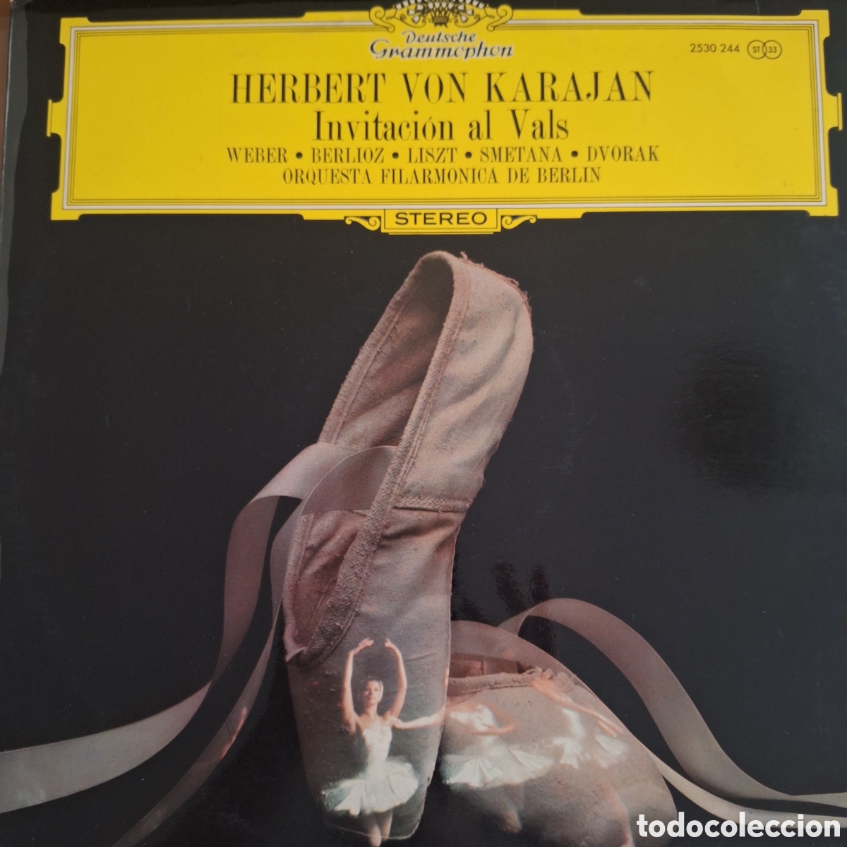 Discos de vinilo: Invitaci&oacute;n al Vals. Dtor: Von Karajan