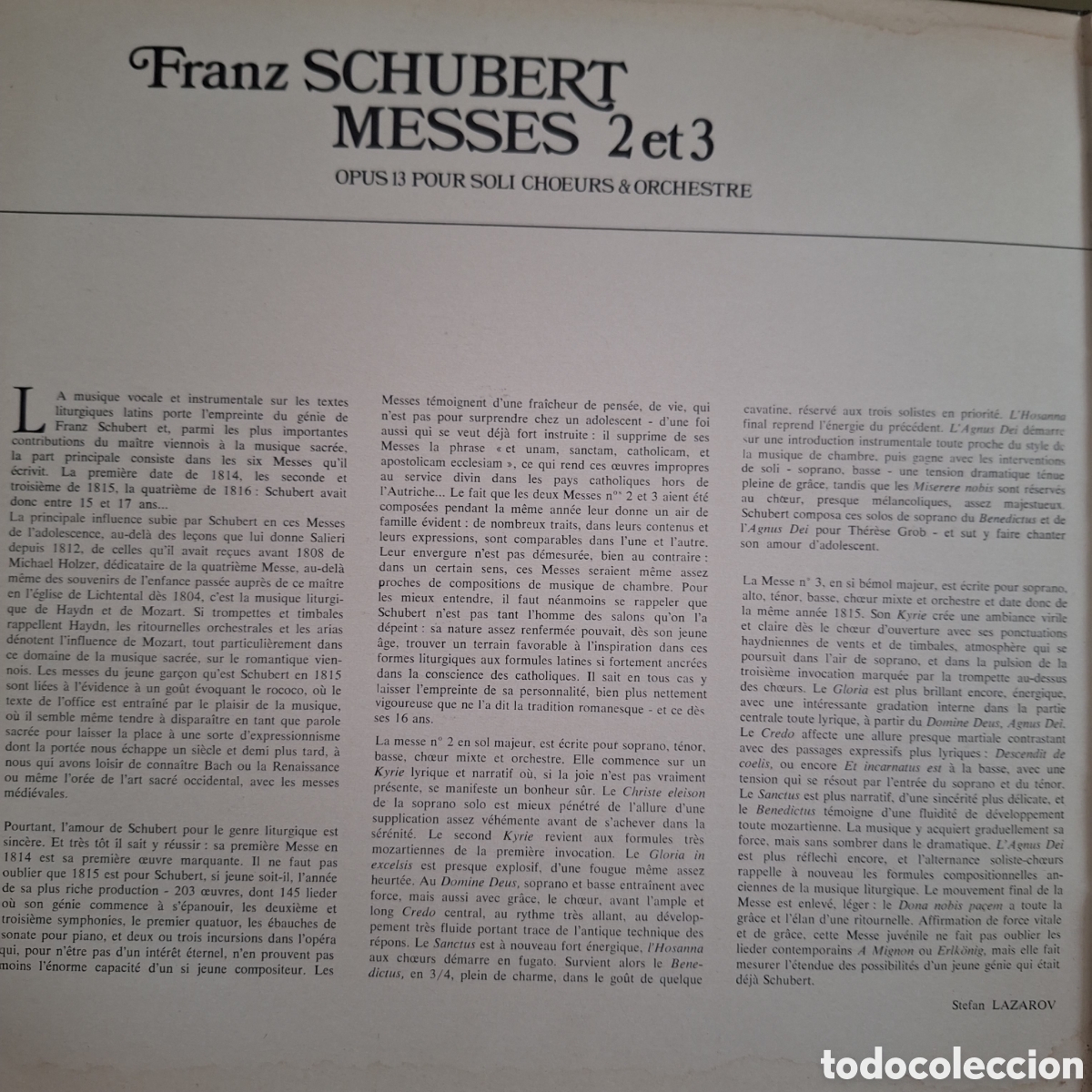 Discos de vinilo: Messes 2 et 3. Schubert - Foto 2