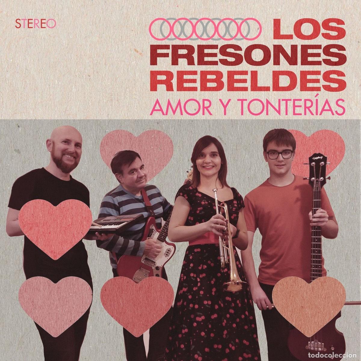 Discos de vinilo: Los Fresones Rebeldes &ndash; Amor y tonter&iacute;as (Subterfuge Records, 2022) - 7&rdquo; - Pop - Nuevo y precintado.