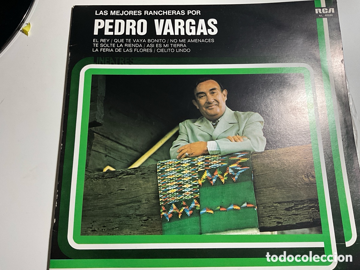 Discos de vinilo: PEDRO VARGAS. LAS MEJORES RANCHERAS