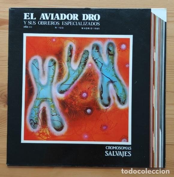 Discos de vinilo: AVIADOR DRO LP CROMOSOMAS SALVAJES 1984 ORIG