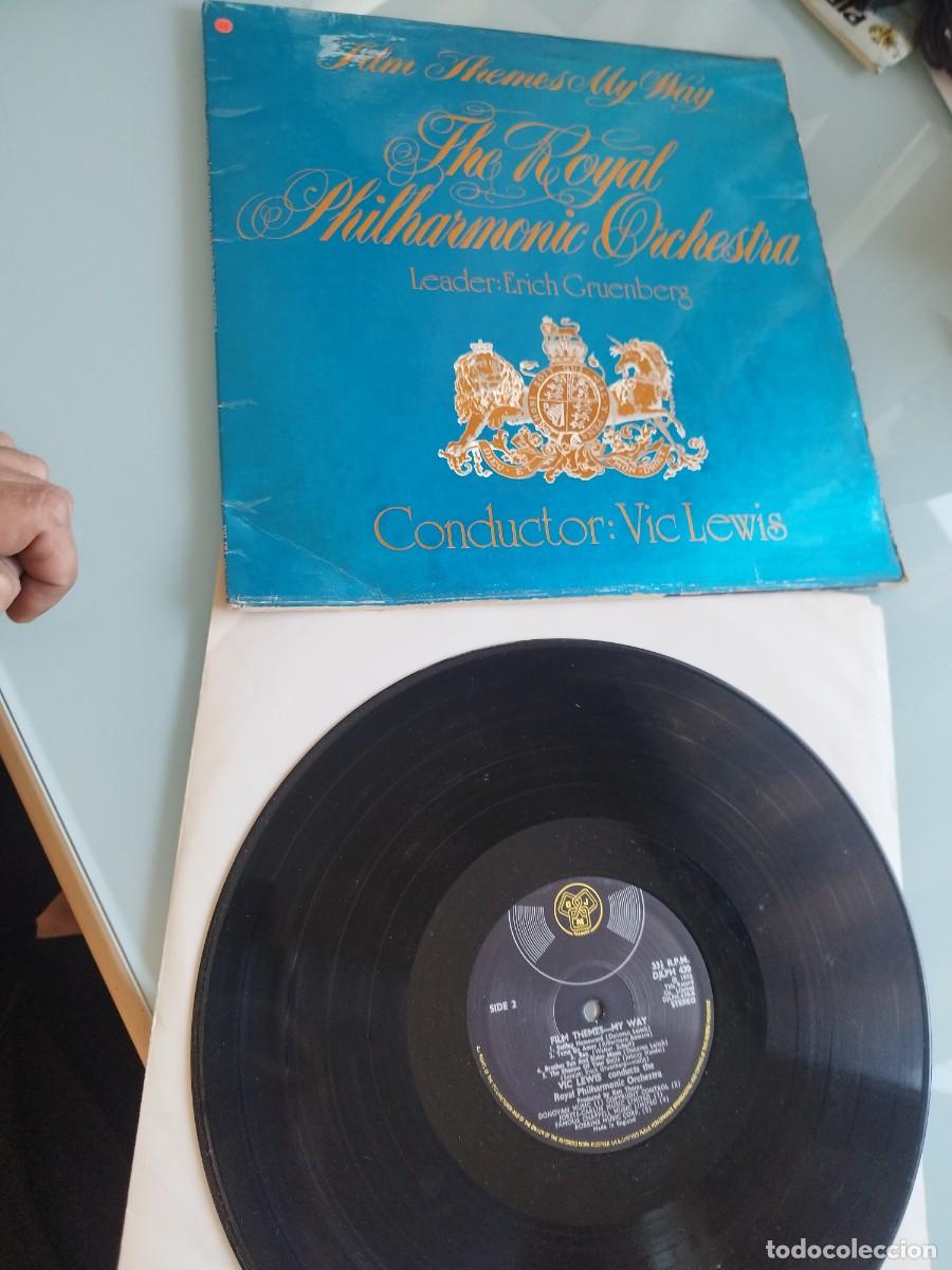 Discos de vinilo: Vic Lewis Conducts The Royal Philharmonic Orchestra &ndash; Film Themes &ndash; My Way. Vinilo lp.