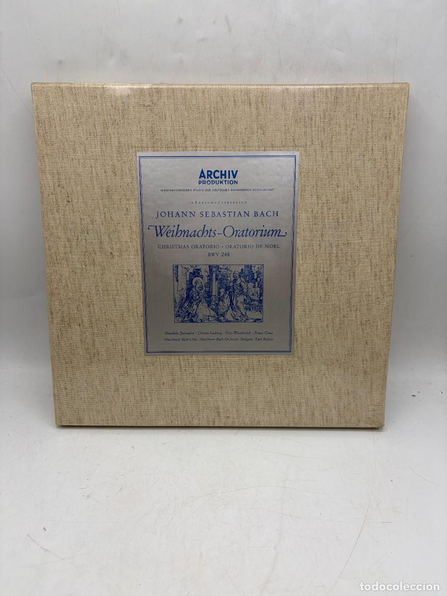 Discos de vinilo: LP &ndash; J. S. BACH &ndash; ORATORIO DE NAVIDAD &ndash; ARCHIV PRODUKTION &ndash; PRECINTADO