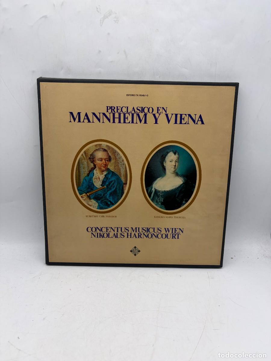 Discos de vinilo: LP BOX 2 DISCOS - PRECLASICO EN MANNHEIM Y VIENA - CONCENTUS MUSICUS WIEN - NIKOLAUS HARNONCOURT -