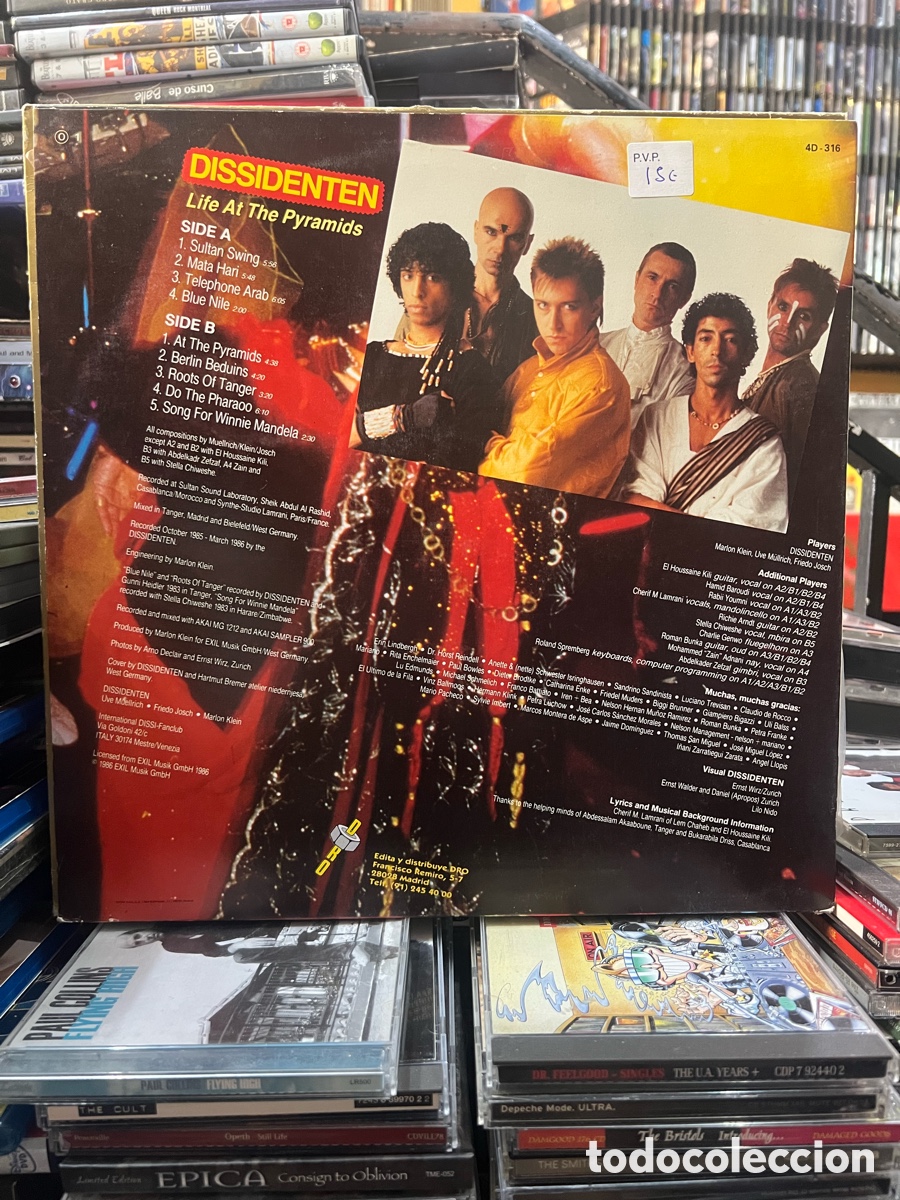 Discos de vinilo: DISSIDENTEN LIFE AT THE PYRAMIDS - Foto 2