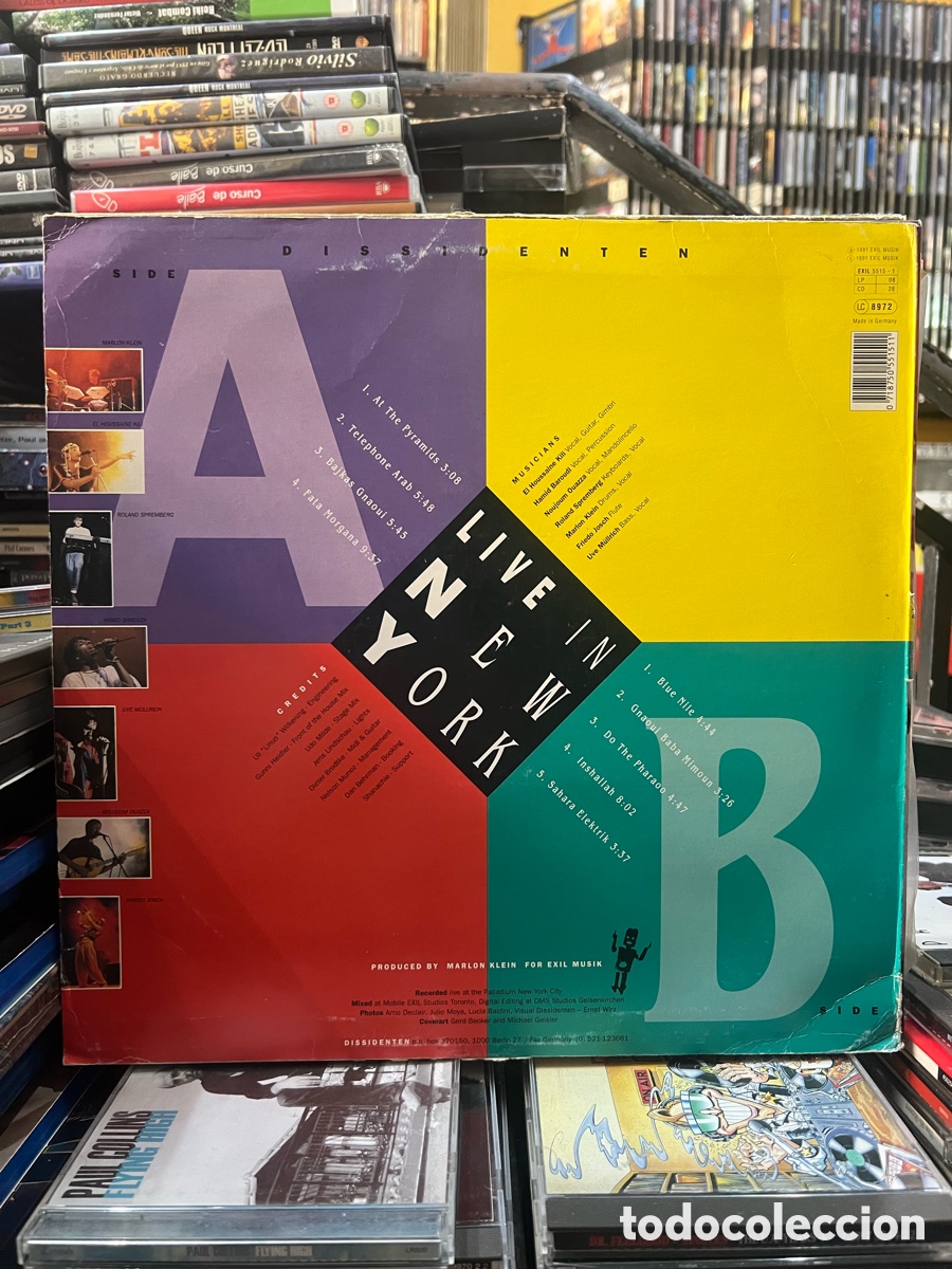 Discos de vinilo: DISSIDENTEN LIVE IN NEW YORK - Foto 2