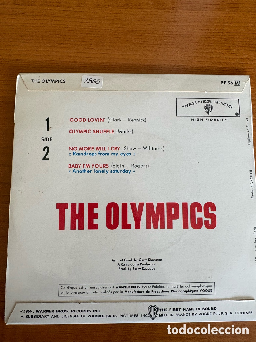 Discos de vinilo: The Olympics - Good Lovin&rsquo; - Foto 2