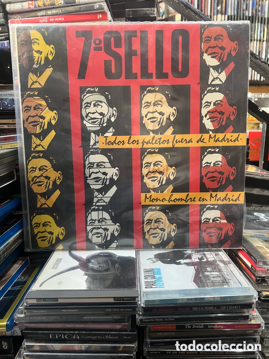 Discos de vinilo: Todos los paletos fuera de Madrid Mono - hombre en Madrid 7&deg; SELLO