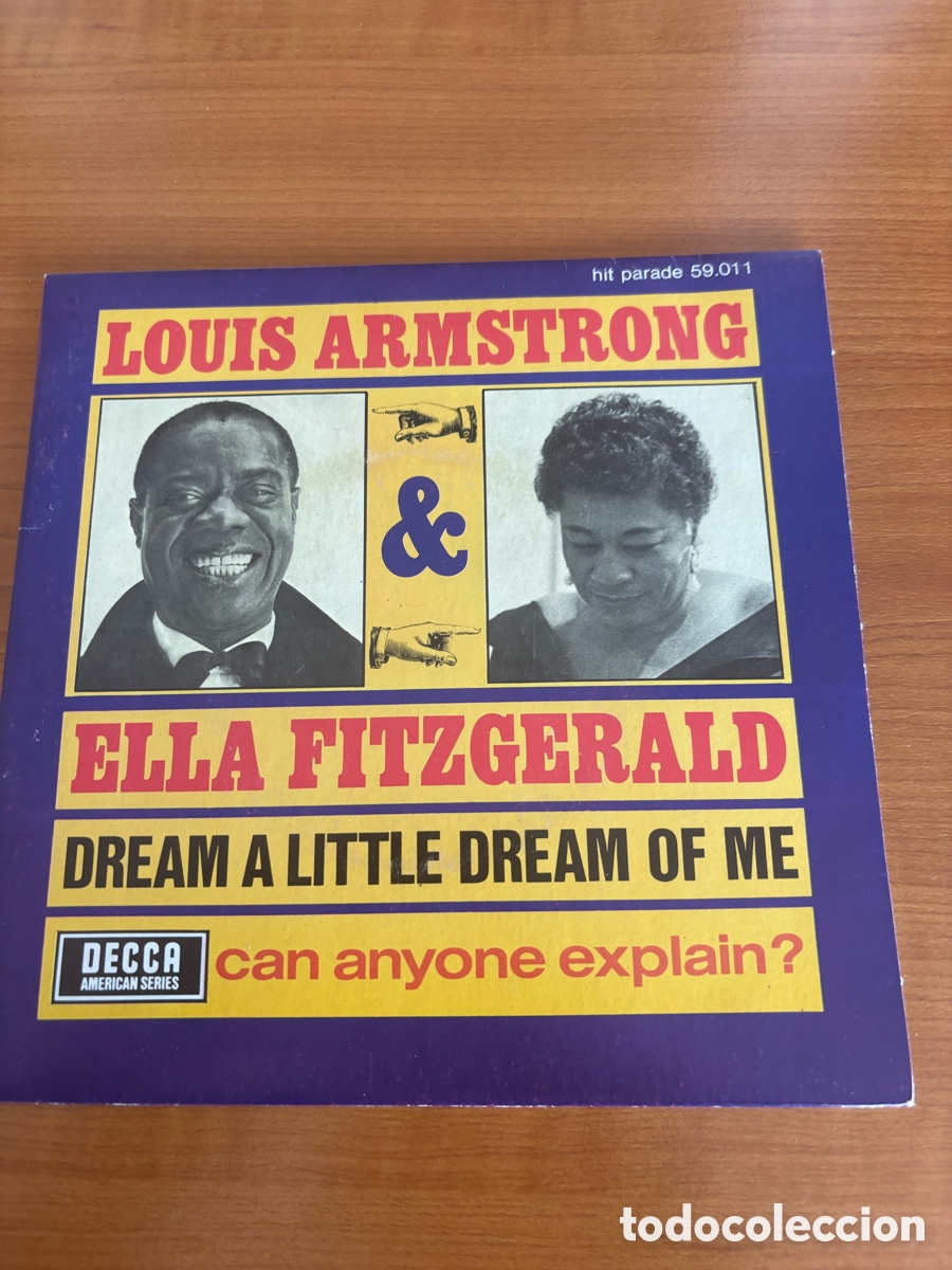 Discos de vinilo: Louis Armstrong And Ella Fitzgerald - Dream a Little Dream Of Me
