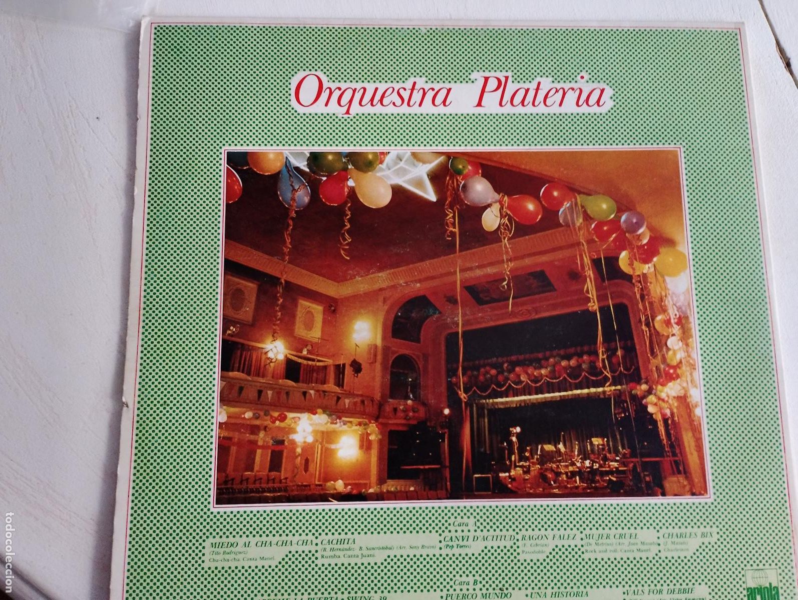 Discos de vinilo: Orquestra Plateria &ndash; Una Historia... (En Directo), 1981