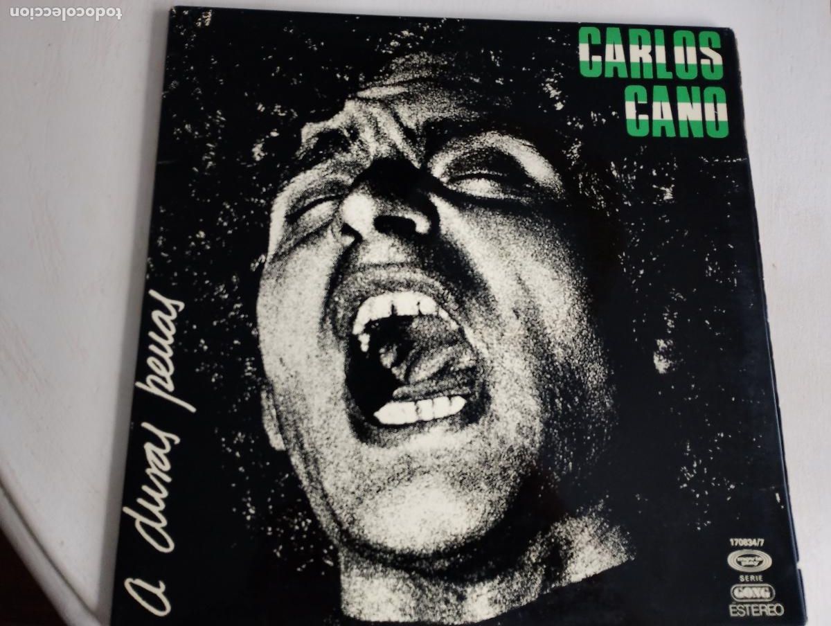 Discos de vinilo: Carlos Cano &ndash; A Duras Penas, 1977, doble portada