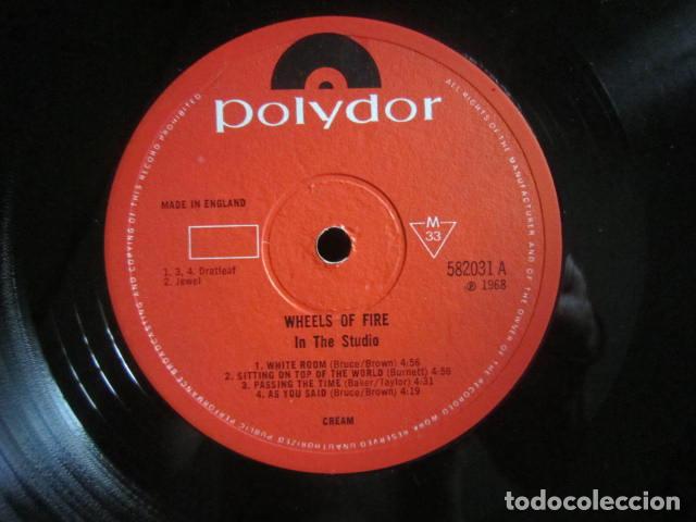 Discos de vinilo: CREAM - WHEELS OF FIRE DOBLE LP - ORIGINAL INGLES - POLYDOR RECORDS 1968 - SIN CARPETA
