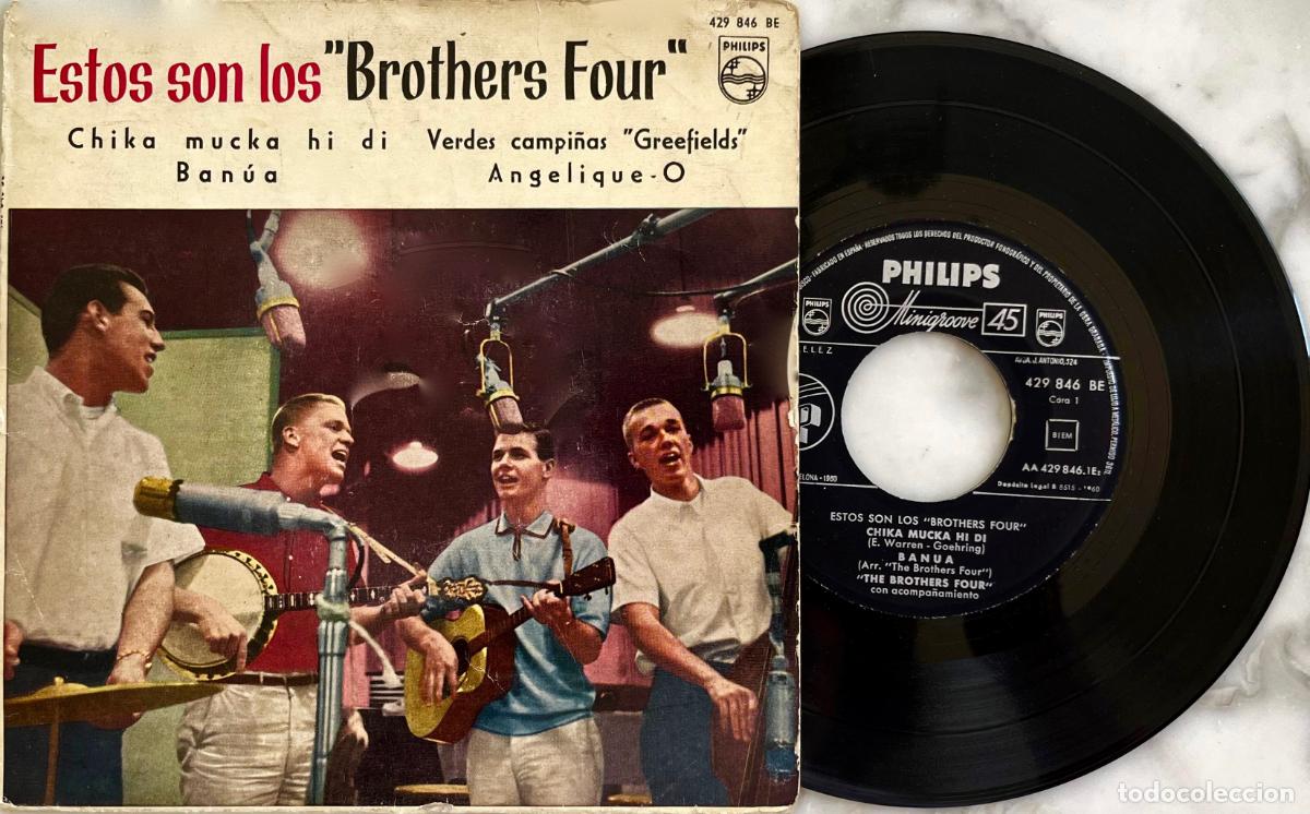 Discos de vinilo: THE BROTHERS FOUR. ESTOS SON LOS. CHIKA MUCKA HI DI + 3 TEMAS. EP ORIGINAL ESPA&Ntilde;A 1960