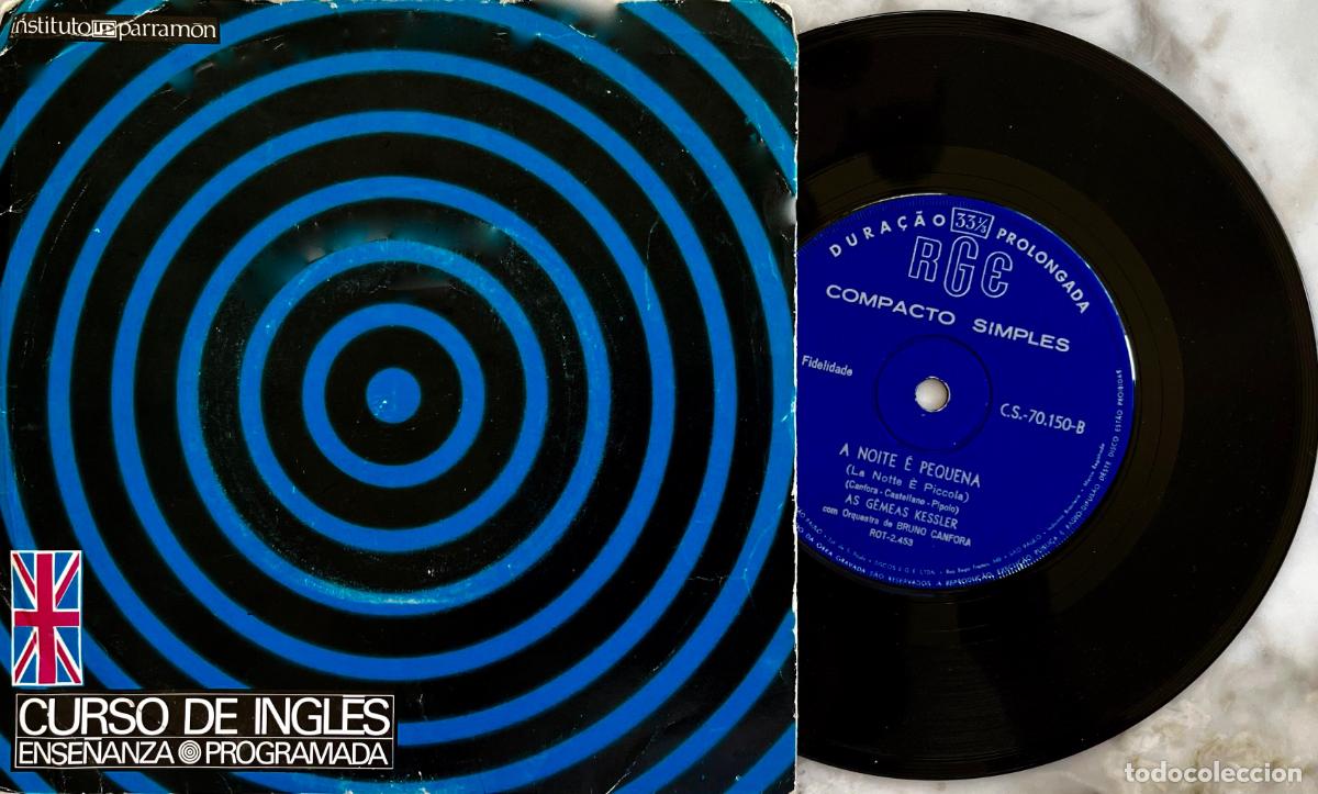 Discos de vinilo: CURSO DE INGLES. ENSE&Ntilde;ANZA PROGRAMADA. INSTITUTO PARRAMON. DEIXA-ME BEIJAR-TE... SINGLE BRASIL