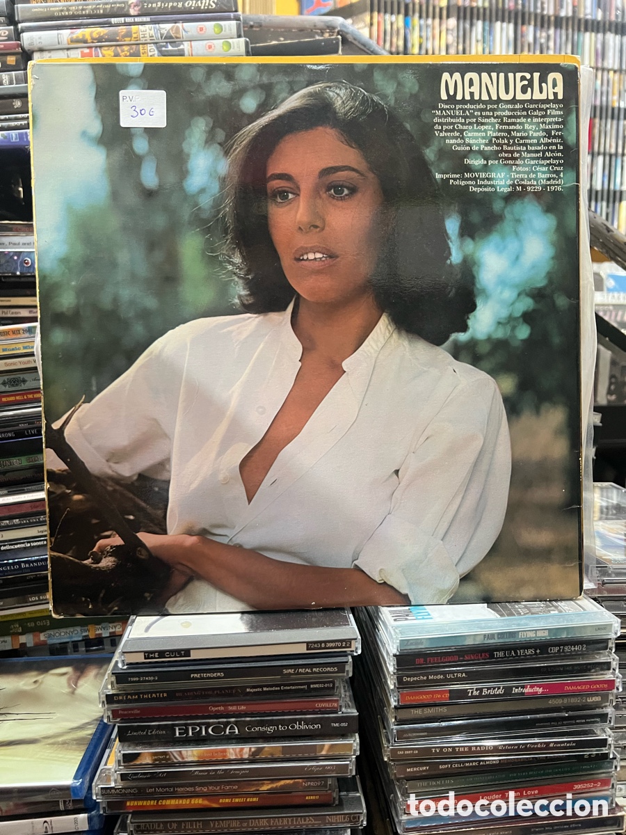 Discos de vinilo: Banda sonora original de la pel&iacute;cula Manuela - Foto 2