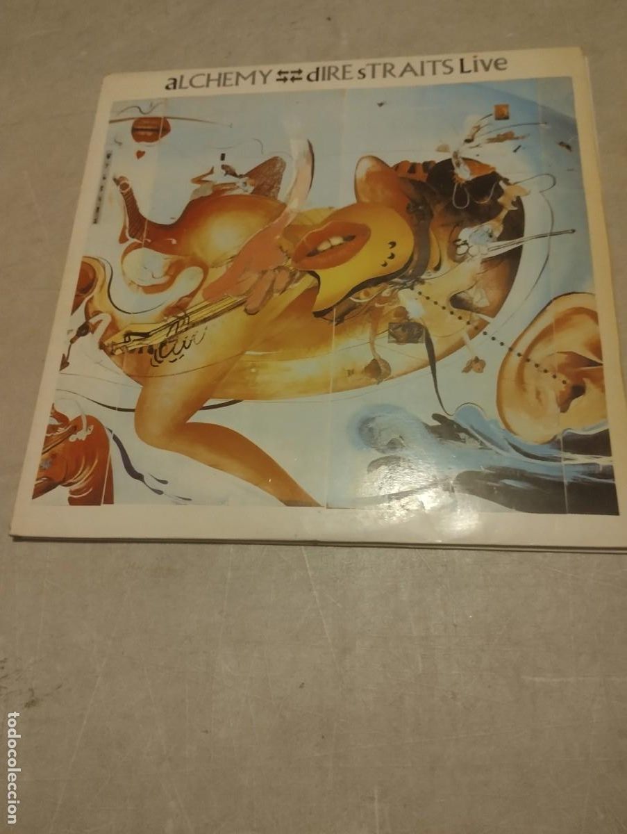 Discos de vinilo: DIRE STRAITS DOBLE LP ALCHEMY ESP.1984 PORTADA ABIERTA