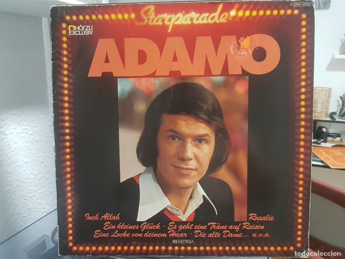 Discos de vinilo: D) Adamo &rdquo;Starparade-Adamo - recopilaci&oacute;n&rdquo; Lp a&ntilde;o 1973 - LEER DESCRIPCION - ed. alemana