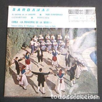 Discos de vinilo: CATALUNYA (EP 1962) SARDANAS - COBLA LA PRINCIPAL DE LA BISBAL - LLEVANTINA - PERELADA