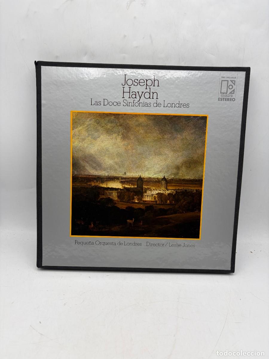 Discos de vinilo: LP BOX 6 DISCOS - HAYDN - 12 SINFONIAS DE LONDRES - LESLIE JONES - ELEKTRA