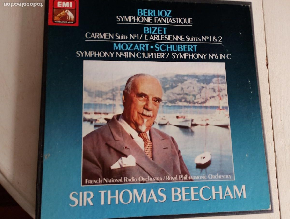 Discos de vinilo: Sir Thomas Beecham - Berlioz Bizet Mozart Schubert BOX, 3 LPS