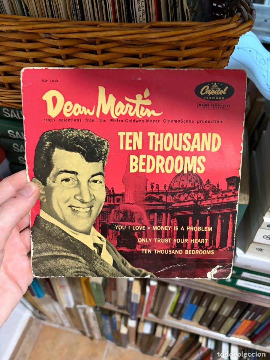 Discos de vinilo: Dean Martin &mdash; Ten Thousand Bedrooms &mdash; Capitol Records DISCO VINILO PEQUE&Ntilde;O