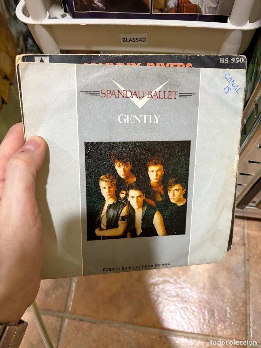 Discos de vinilo: BLAS54D Spandau Ballet Gently Edici&oacute;n especial para Espa&ntilde;a DISCO VINILO PEQUE&Ntilde;O