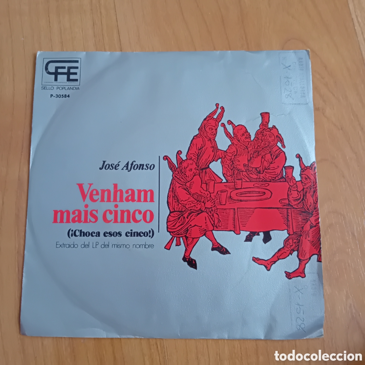 Discos de vinilo: JOSE ALFONSO. VENHAM MAS CINCO. CHOCA ESOS CINCO