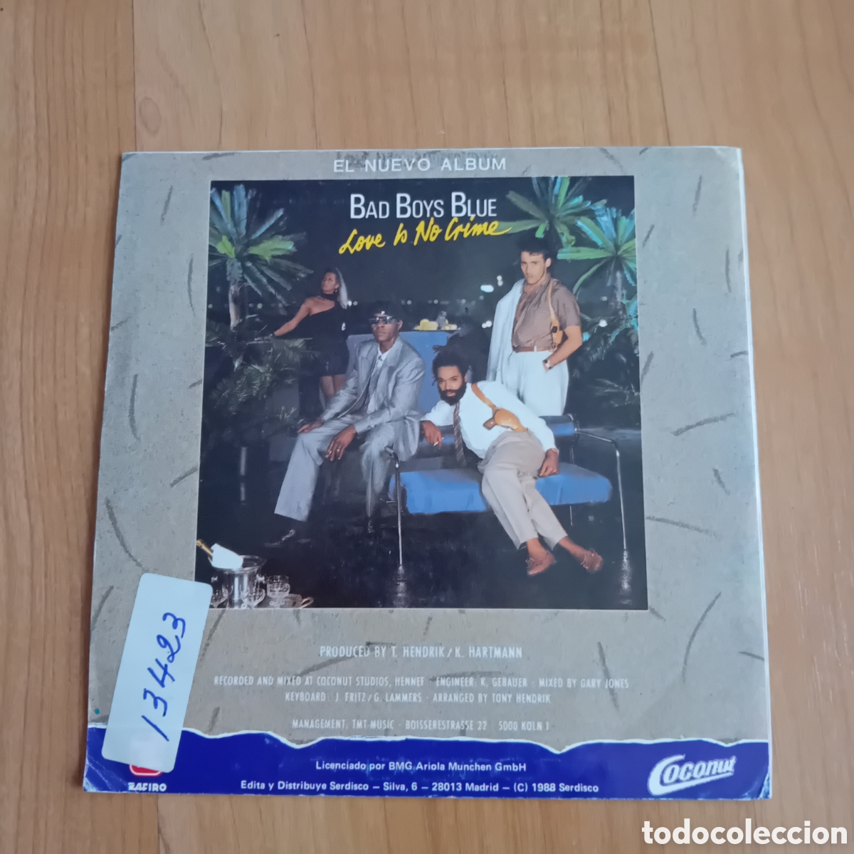 Discos de vinilo: BAD BOYS BLUE. DONT WALK AWAY SUZANNE - Foto 2