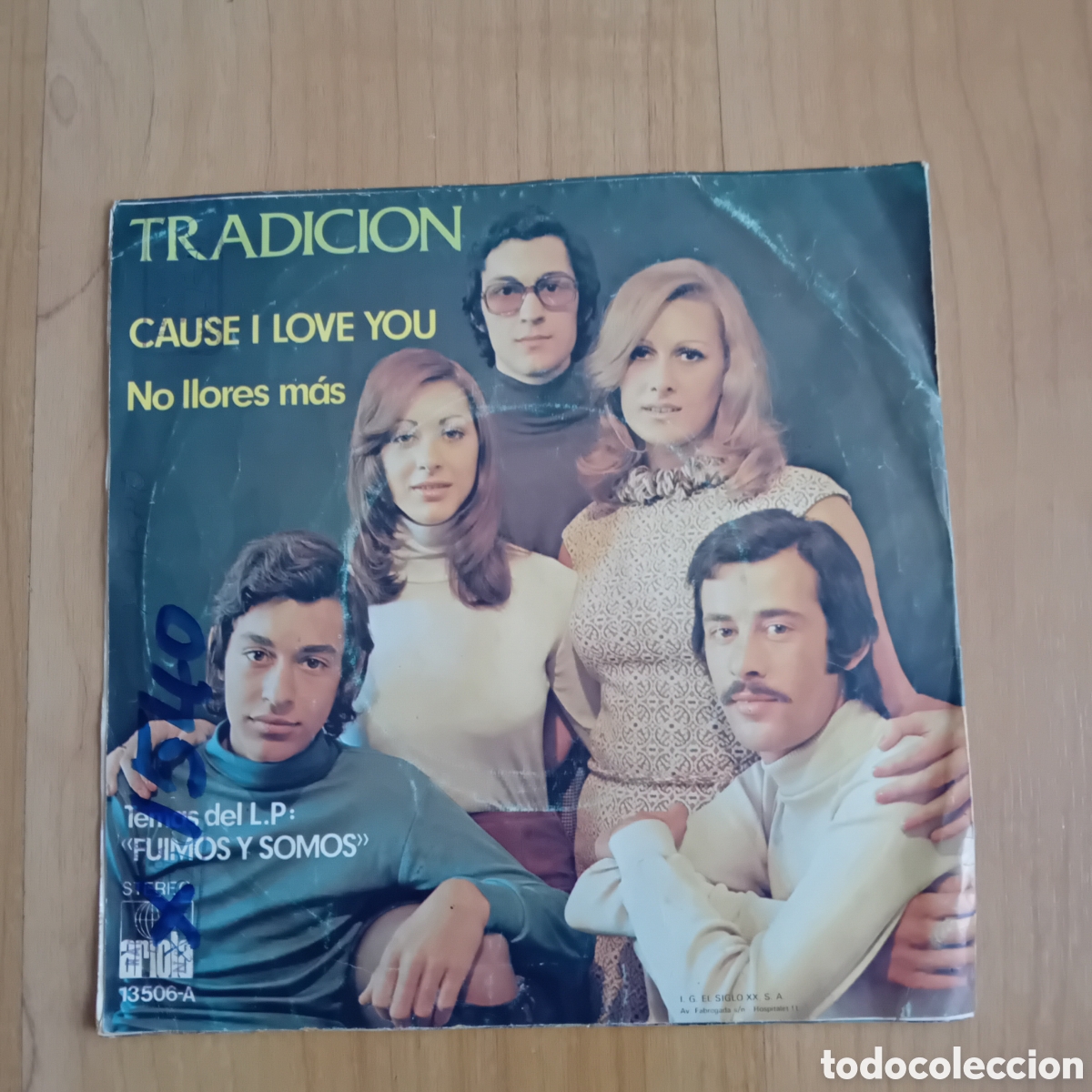 Discos de vinilo: TRADICI&Oacute;N. CAUSE I LOVE YOU - Foto 2