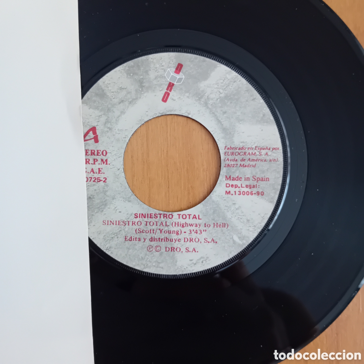 Discos de vinilo: SINIESTRO TOTAL. SINIESTRO TOTAL. LA SOCIEDAD ES LA CULPABLE - Foto 2