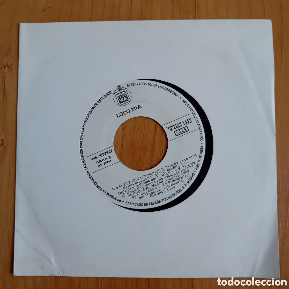 Discos de vinilo: LOCO MIA. LOCOMIA. RSM