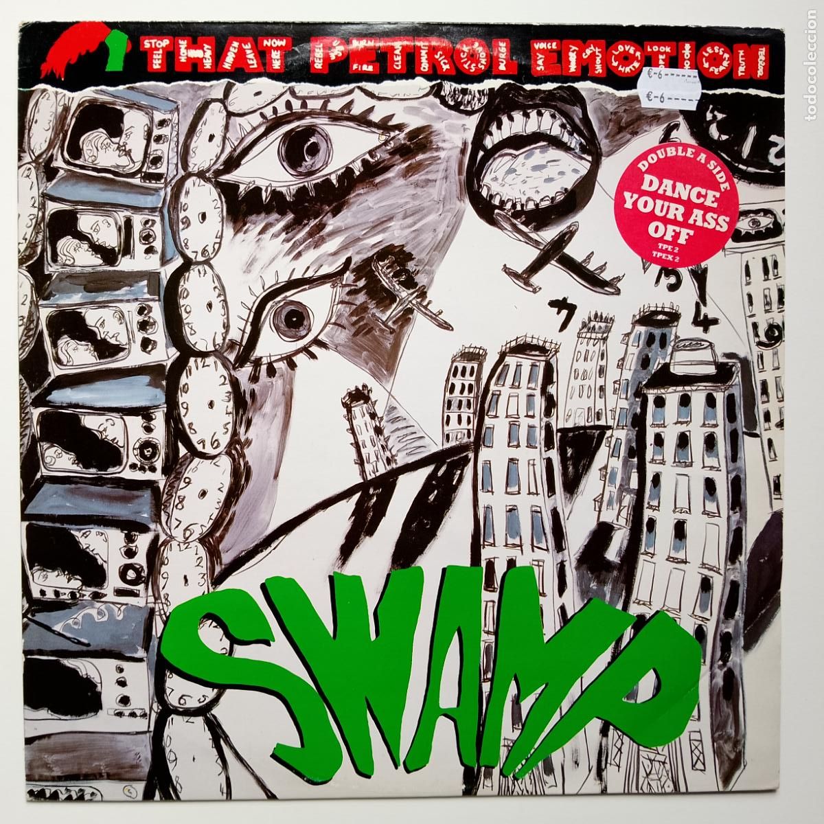 Discos de vinilo: That Petrol Emotion-Swamp (12'' Polydor 1987)Wedding Present, the Fall, Jesus Mary Chain, Woodentops
