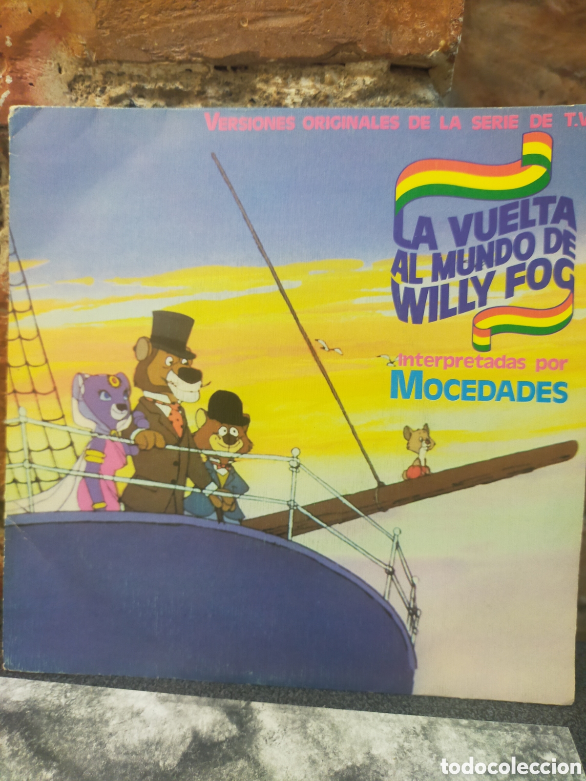 Discos de vinilo: Single La vuelta al mundo de Willy Fog mocedades