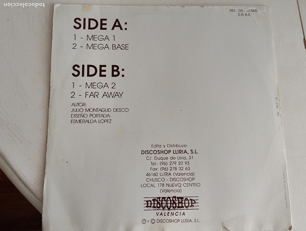 Discos de vinilo: D.A.A.D. &ndash; Mega, 1995 Electronic,Makina - Foto 5