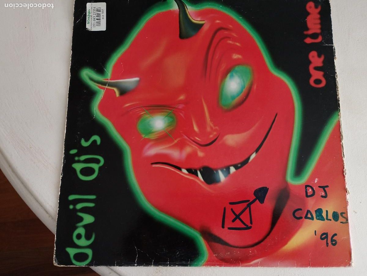 Discos de vinilo: Devil DJs &ndash; One Time, 1996, Electronic,Makina, Hard Trance - Foto 4