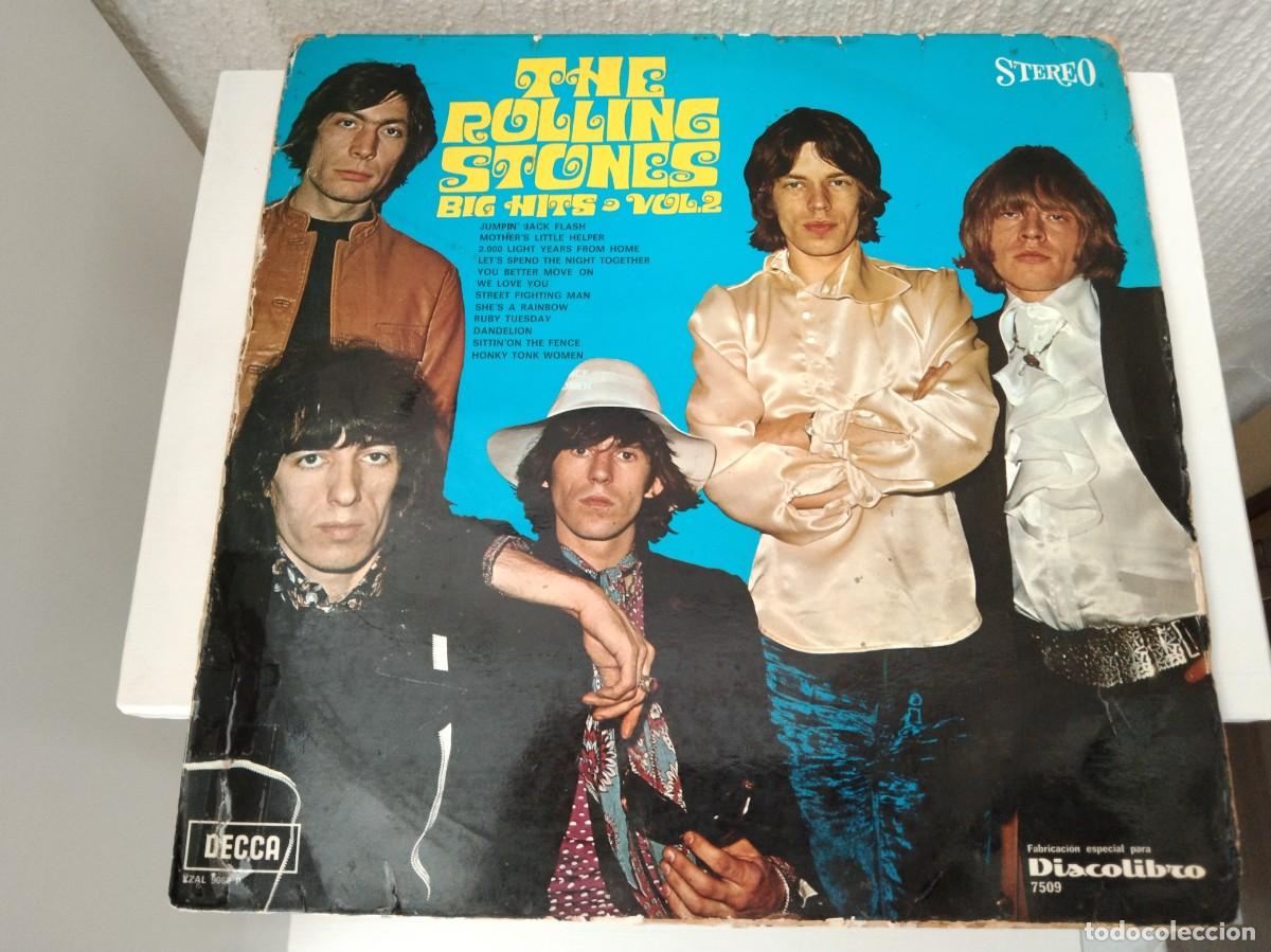 Discos de vinilo: LP VINILO ROLLING STONES - BIG HITS VOL. 2 / EDIC. CIRCULO DE LECTORES/ MUY RARO!!!!!!!