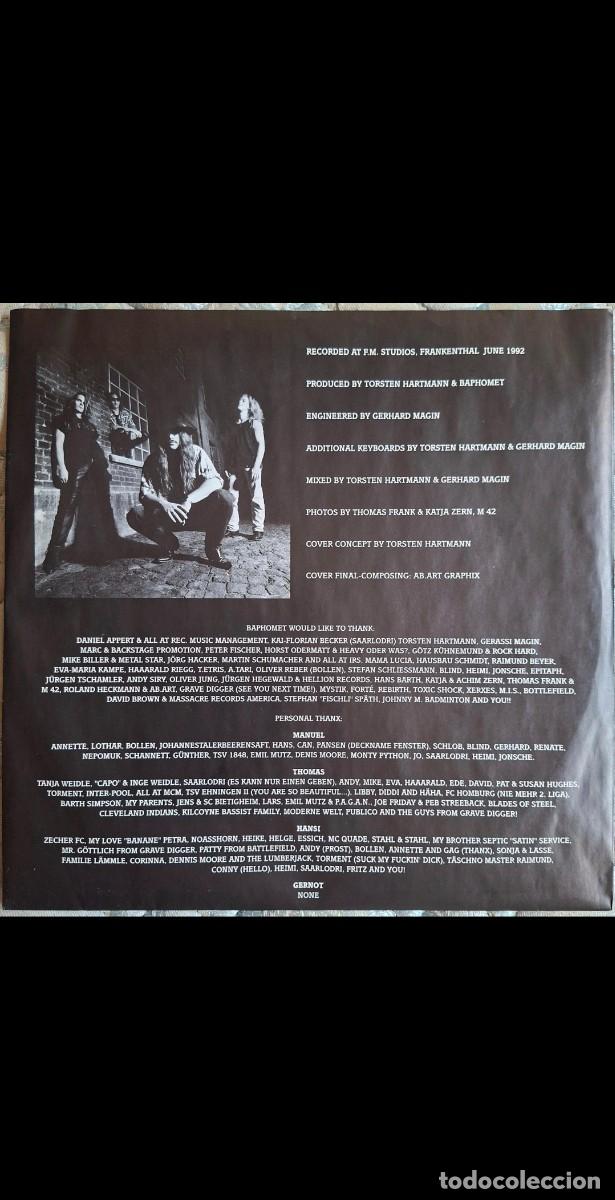 Discos de vinilo: Vinilo Baphomet-Latest Jesus Edici&oacute;n limitada UNPLAYED - Foto 3